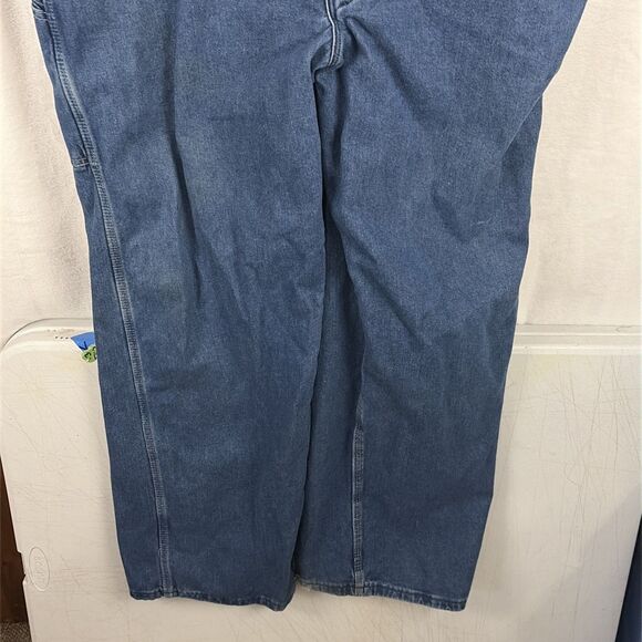 Dickies Men's 8396 Stonewashed Denim Bib Overalls 8396SNB Size 46x32 - Picture 2 of 7